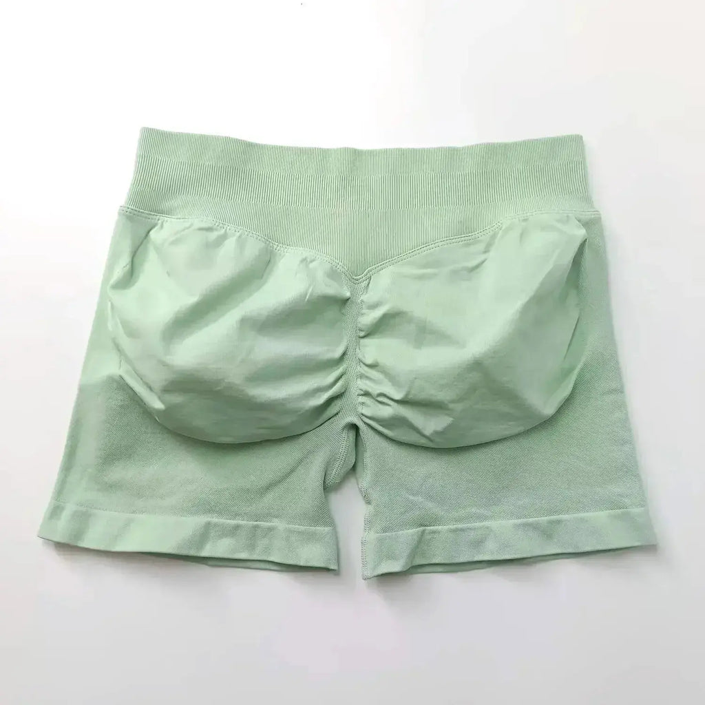 Seamless 4.5" Gym Shorts Woman Scrunch Butt Fitness - Plush Fashion Hub