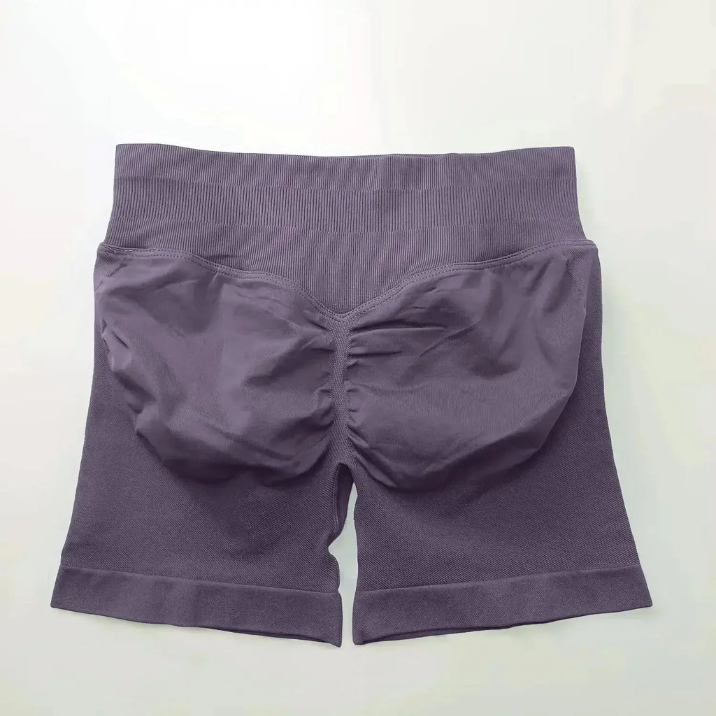 Seamless 4.5" Gym Shorts Woman Scrunch Butt Fitness - Plush Fashion Hub