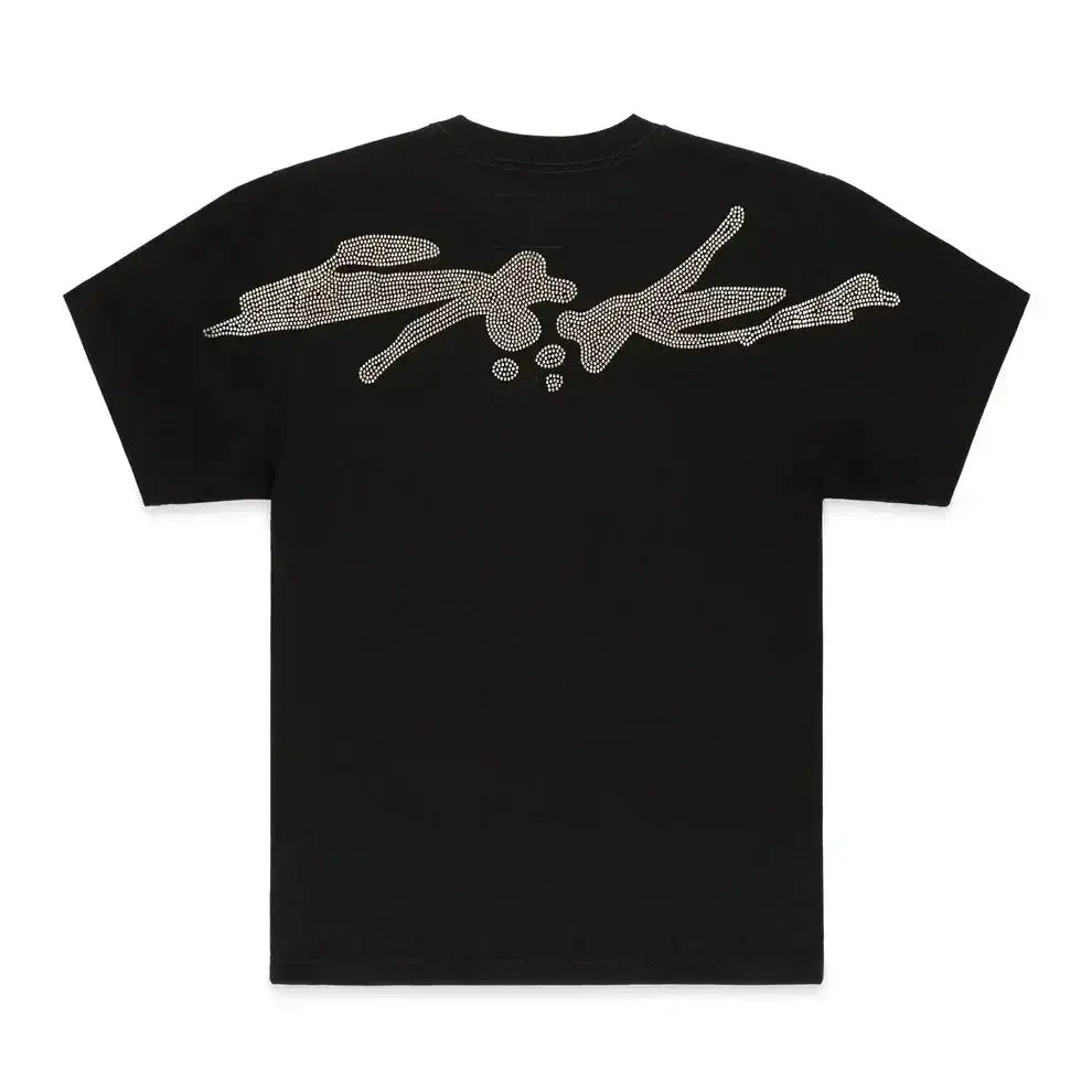 Sp5der TM Phantom Rhinestone Tee Black - Plush Fashion Hub