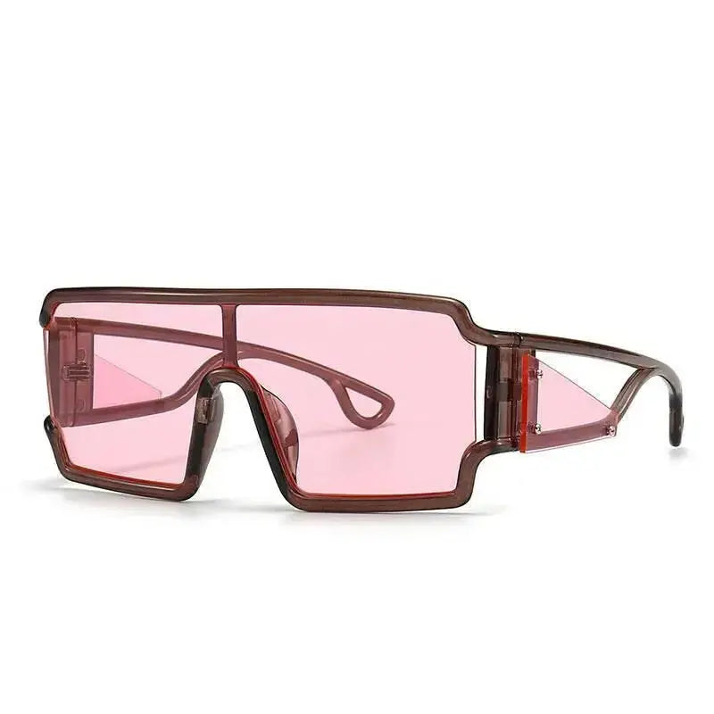 Square Fashion Large Rim Vintage Sunglasses - Plush Fashion Hub
