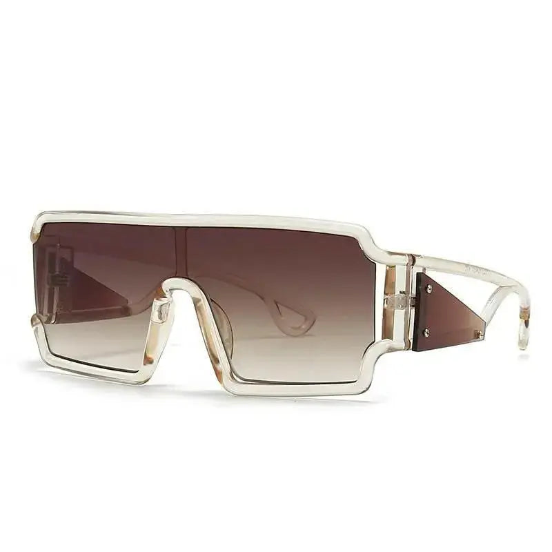Square Fashion Large Rim Vintage Sunglasses - Plush Fashion Hub