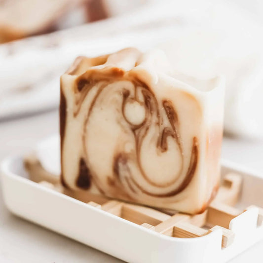 Sweet Almond + Honey Handmade Tallow and Goat Milk Soap Bar - Plush Fashion Hub