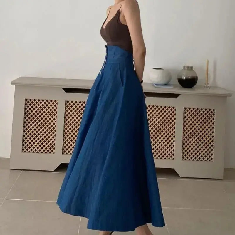 Niche V-neck Knitted Camisole & High-waisted Skirt Suits Set - Plush Fashion Hub