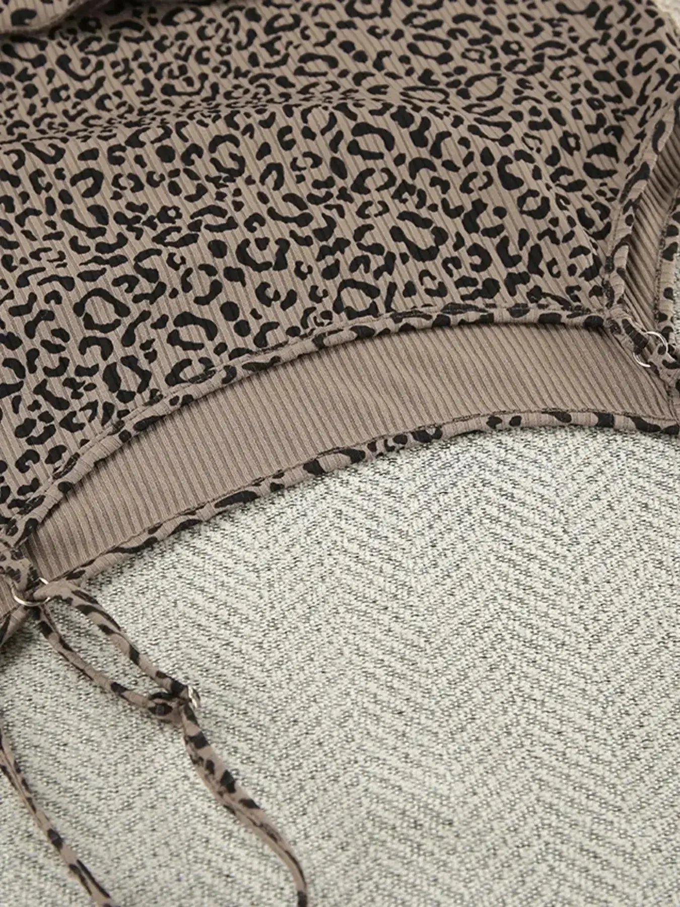 Leopard Cami Cardigan and Shorts 3-Piece Set - Plush Fashion Hub