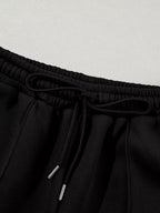 Drop Shoulder Zip Up Jacket and Drawstring Pants Active 2pcs Set - Plush Fashion Hub