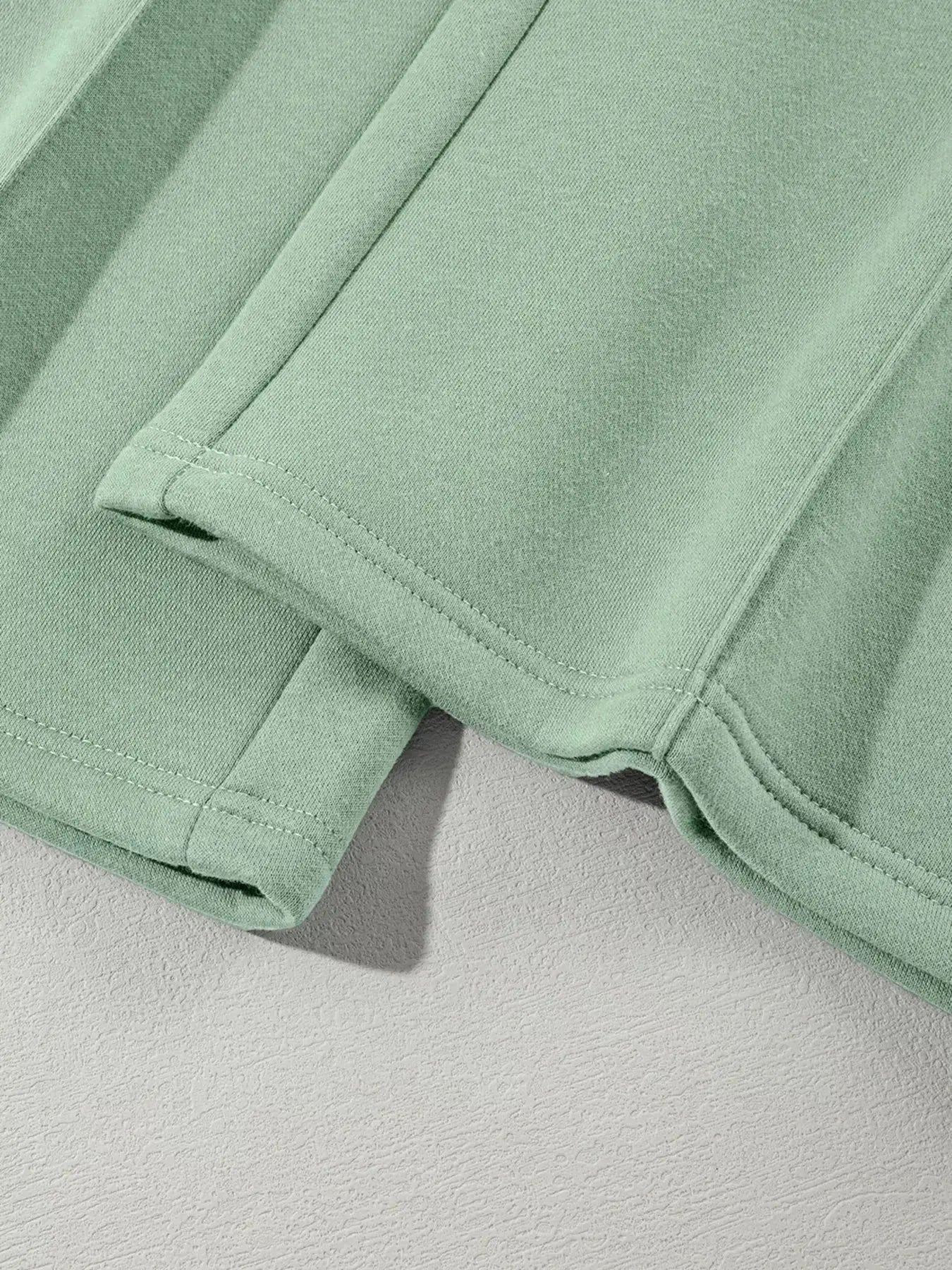 Drop Shoulder Zip Up Jacket and Drawstring Pants Active 2pcs Set - Plush Fashion Hub