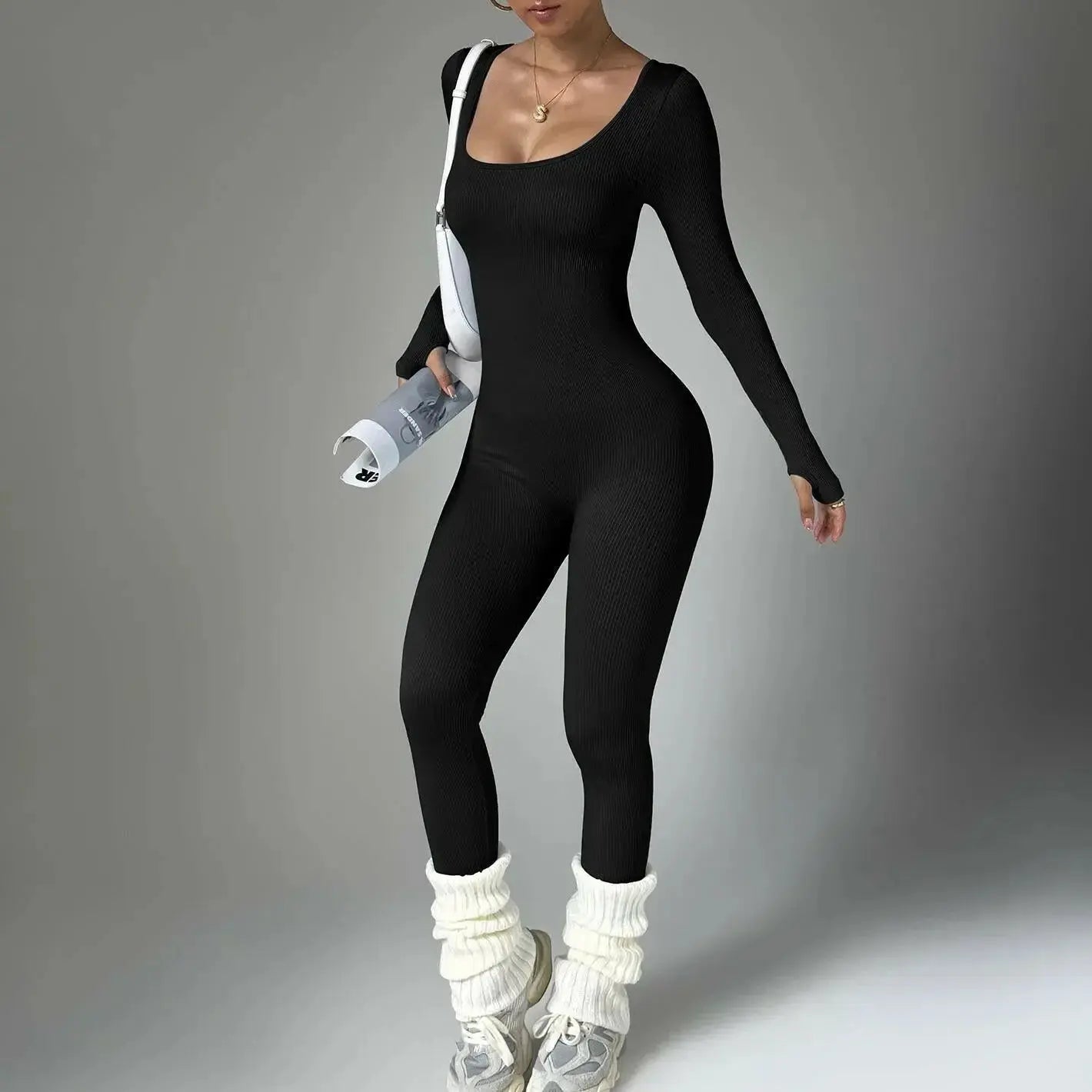 Women's Long Sleeve Quick-drying Tight Fitness Yoga Clothes - Plush Fashion Hub