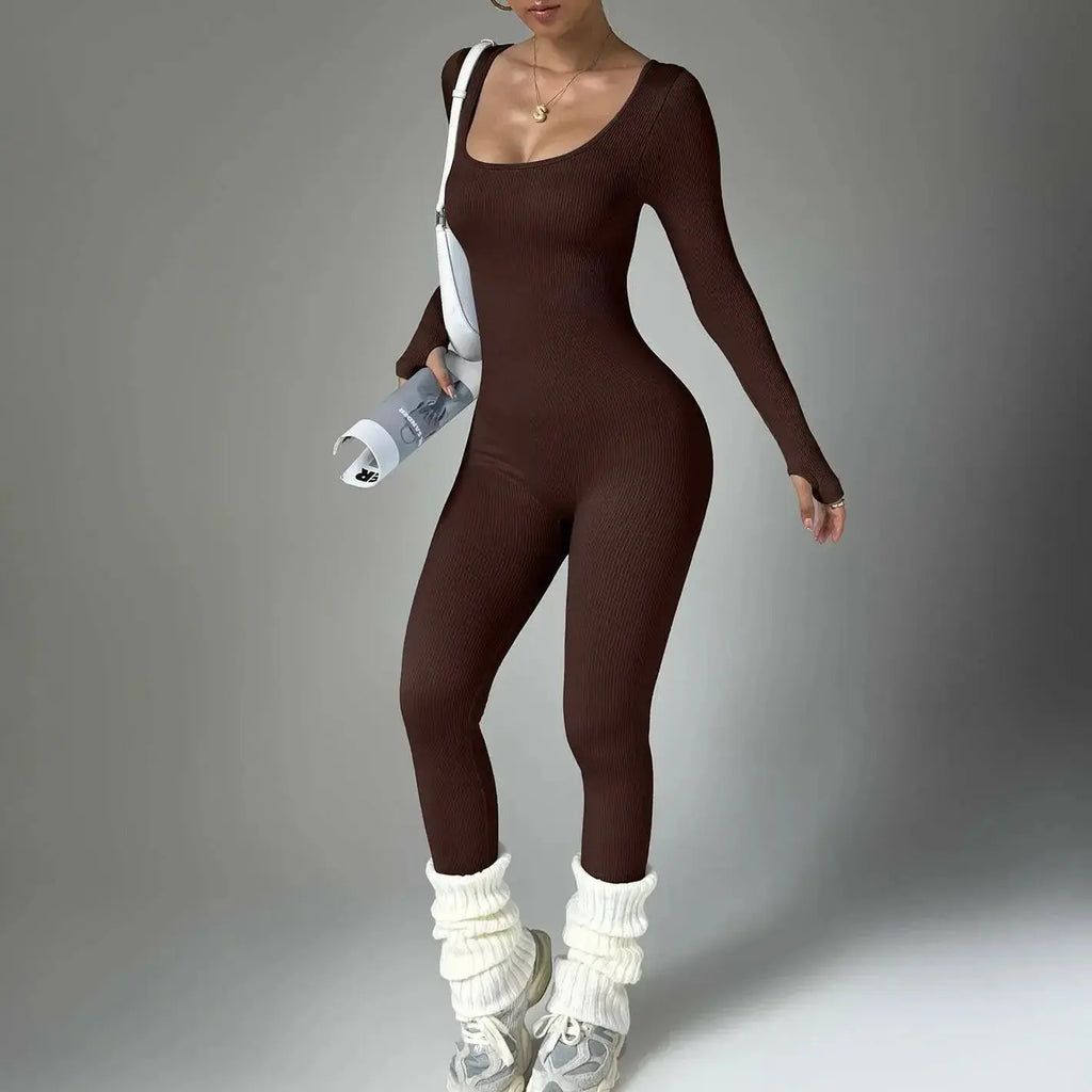 Women's Long Sleeve Quick-drying Tight Fitness Yoga Clothes - Plush Fashion Hub