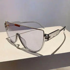 Women's Retro Personalized New One-piece Glasses - Plush Fashion Hub