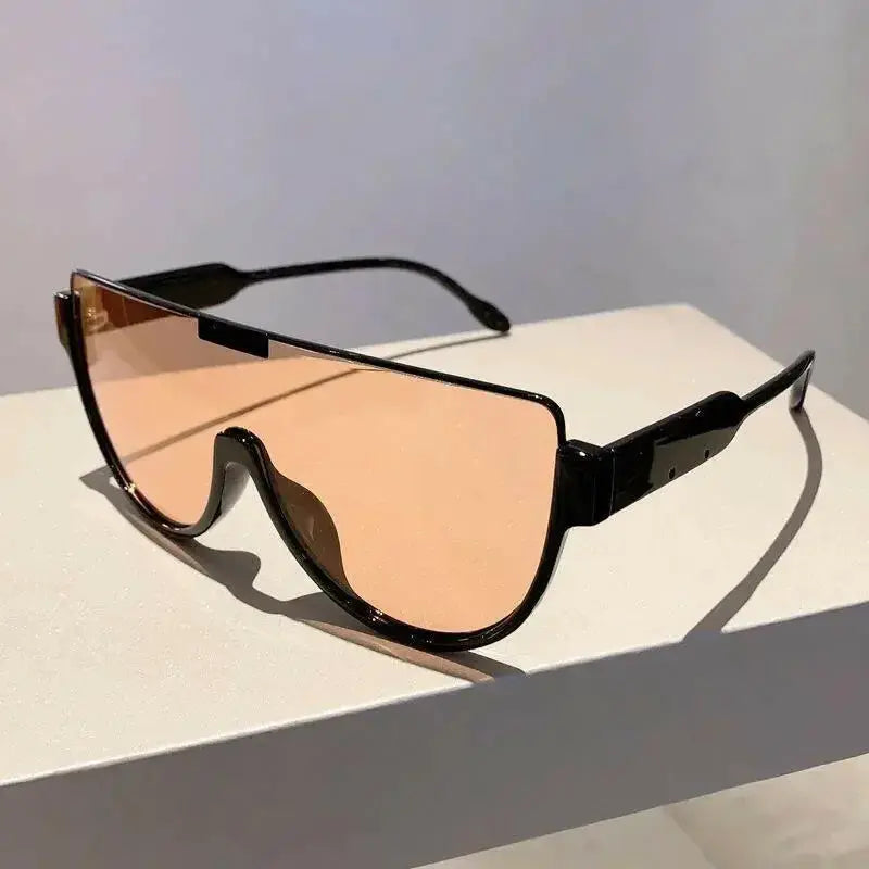 Women's Retro Personalized New One-piece Glasses - Plush Fashion Hub
