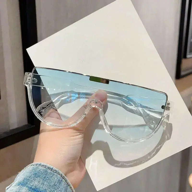 Women's Retro Personalized New One-piece Glasses - Plush Fashion Hub
