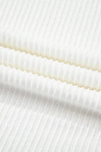 Contrast Trim Ribbed Knit Sleeveless Top - Plush Fashion Hub