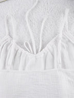 Tie Front Cami and Shorts Lounge Set - Plush Fashion Hub