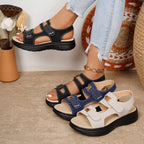 Open toe platform sandals by Plush Fashion Hub featuring chunky heels and stylish straps for a trendy summer look.