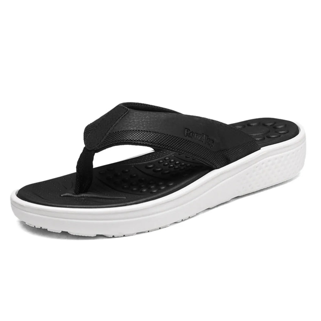 Trendsi toe post platform sandals featuring a stylish design with cushioned footbed and chunky heel, perfect for casual wear