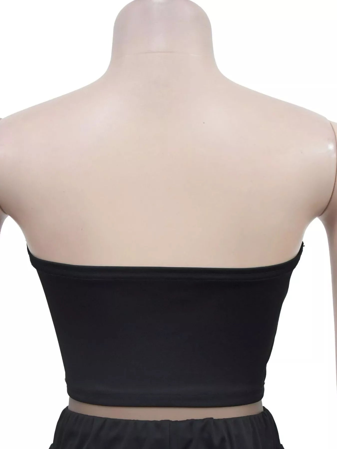Trendsi sleeveless tube top and wide-leg pants set, featuring a fitted tube top and flowy wide-leg pants in a stylish design.