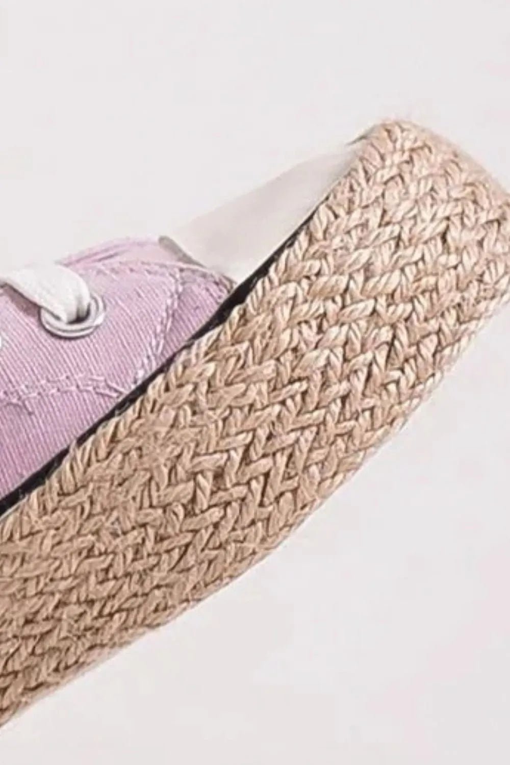 Beast Fashion Lace Up Woven Espadrille Sole Sneakers - Plush Fashion Hub