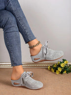Breathable Lace - Up Slip - Ons - Plush Fashion Hub