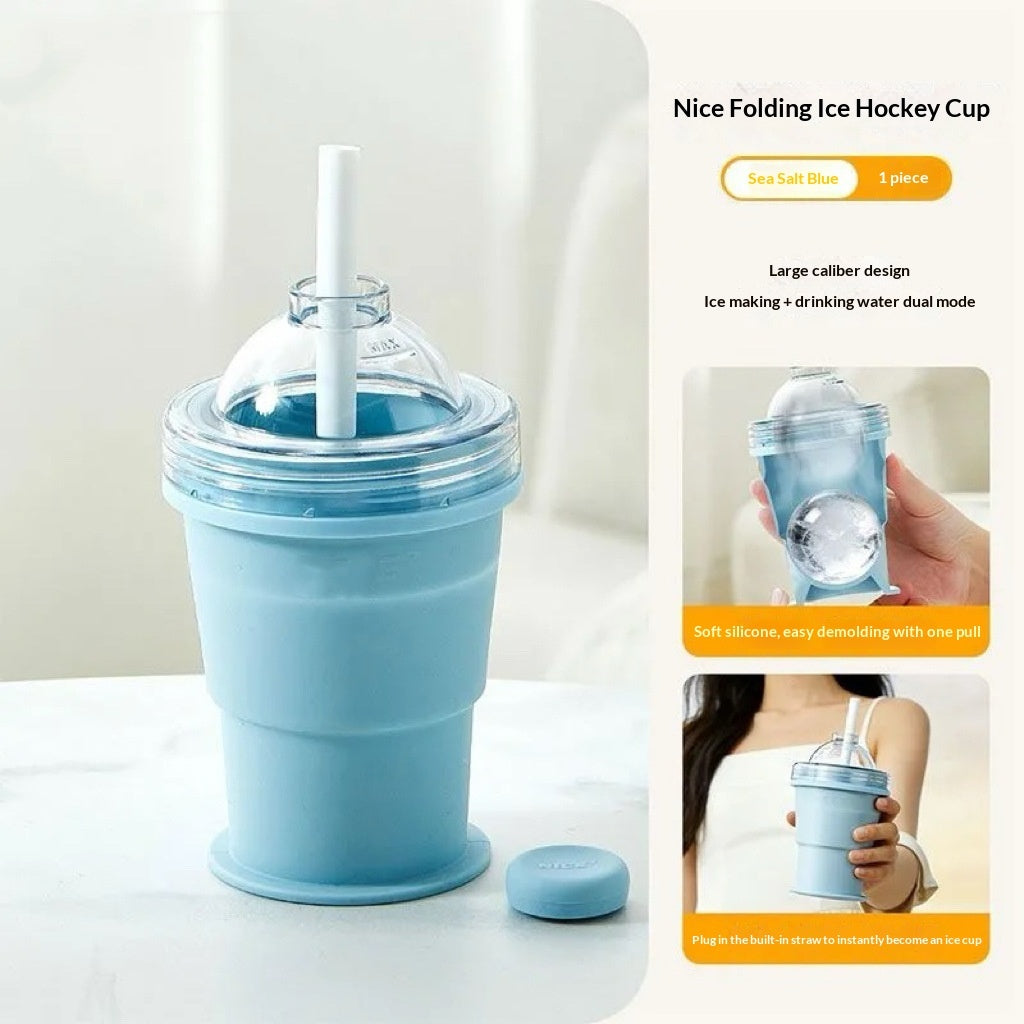 Self-made Ice Hockey Straw Cup Accompanying Creativity Plush Fashion Hub