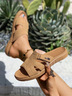 Casual Comfort Cut - Out Platform Slides - Plush Fashion Hub