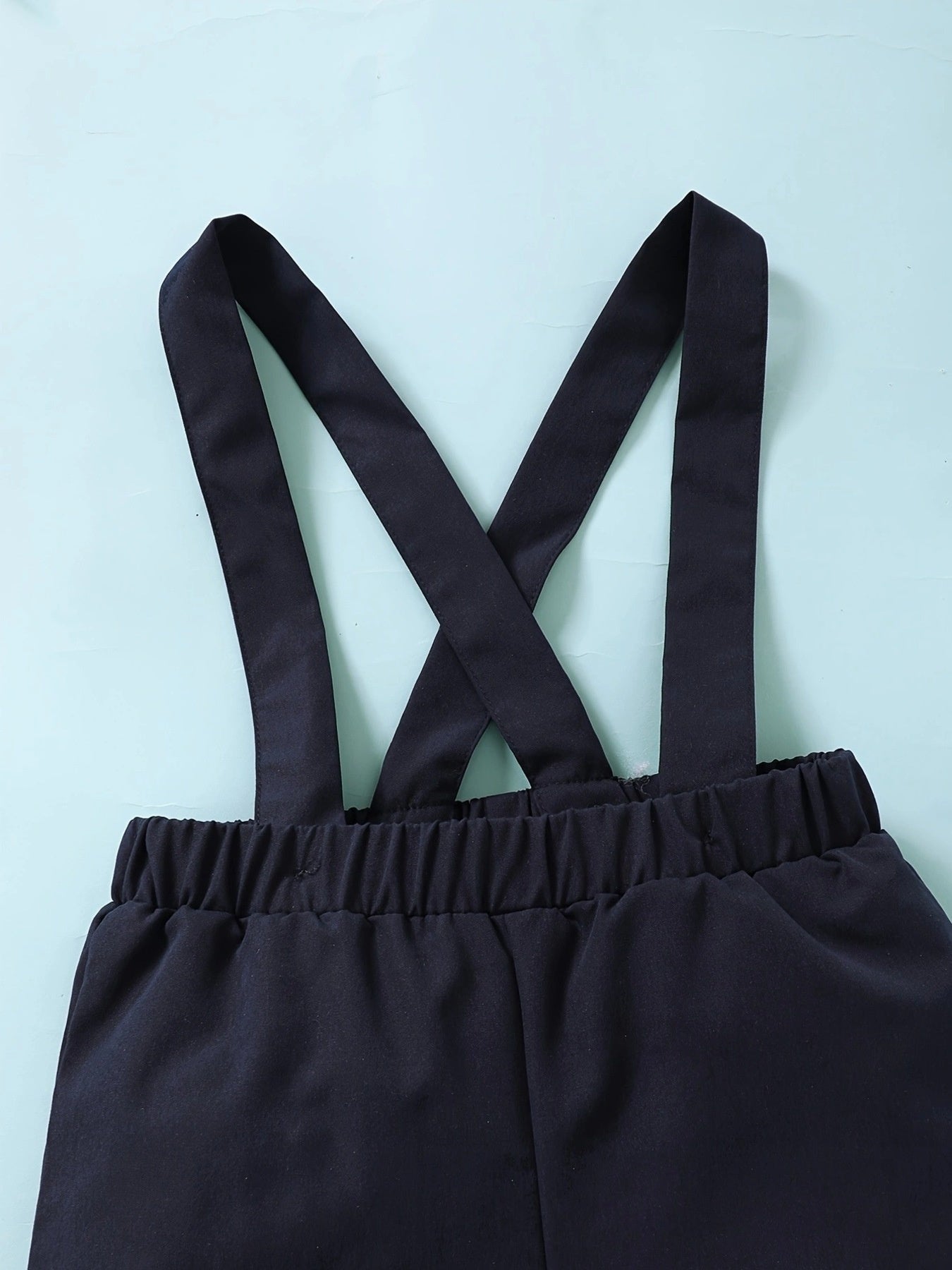 Children's Tropical Print Shirt & Suspender Shorts Set - Plush Fashion Hub