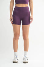 Trendsi MONO B Venice Cloud Light Contour Biker Shorts in active wear, featuring a light, cloud-inspired design and comfortable fit.