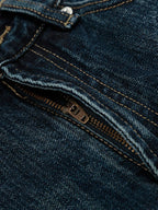 Men's washed wide-leg jeans by Trendsi featuring a relaxed fit, light distressing, and classic denim look.