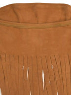 Trendsi fringe trim tube top featuring a fitted design with decorative fringe detailing, perfect for casual or stylish outfits.