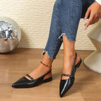 Point Toe Slingback Sandals - Plush Fashion Hub