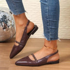 Point Toe Slingback Sandals - Plush Fashion Hub