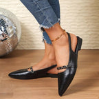 Point Toe Slingback Sandals - Plush Fashion Hub