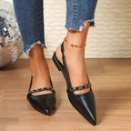 Point Toe Slingback Sandals - Plush Fashion Hub
