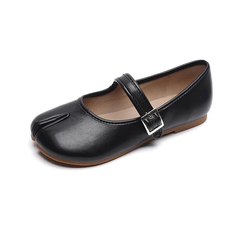 Split - Toe Flat Slip - Ons - Plush Fashion Hub