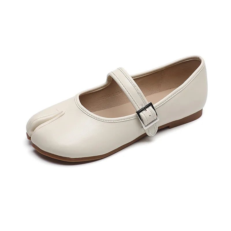 Split - Toe Flat Slip - Ons - Plush Fashion Hub