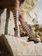 Strappy Sandals with Multiple Buckles - Plush Fashion Hub