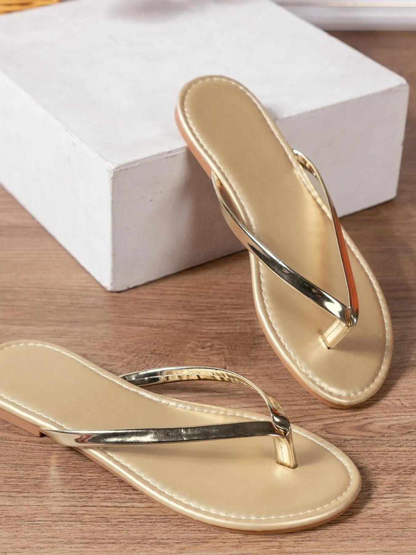 Toe Post Flat Sandals - Plush Fashion Hub