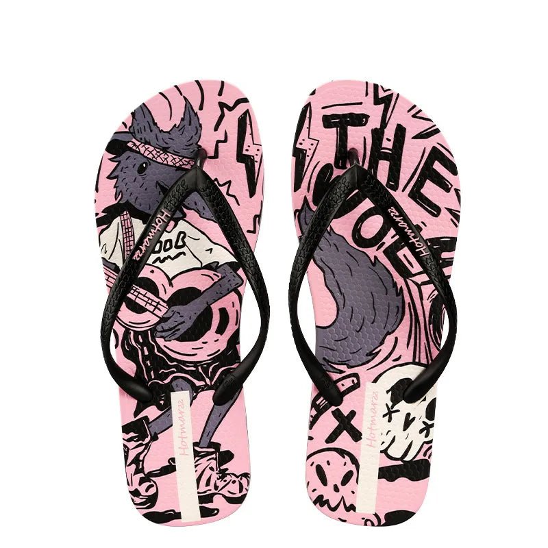 Toe Post Flat Slippers - Plush Fashion Hub