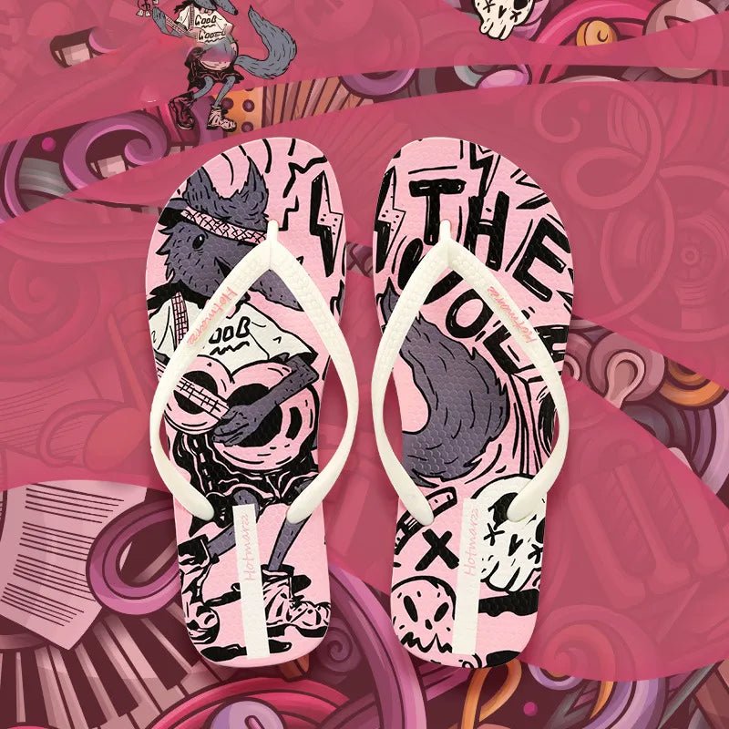 Toe Post Flat Slippers - Plush Fashion Hub