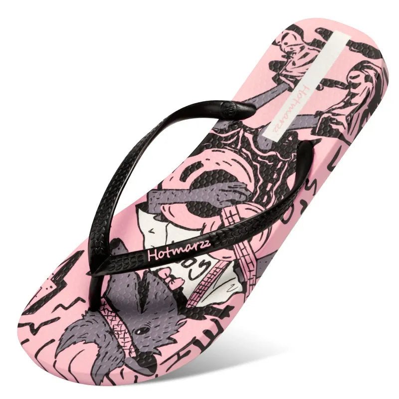 Toe Post Flat Slippers - Plush Fashion Hub