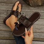 Toe Post Flats Sandals - Plush Fashion Hub