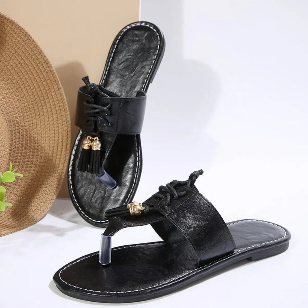 Toe Post Flats Sandals - Plush Fashion Hub