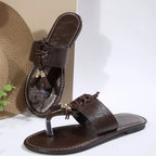 Toe Post Flats Sandals - Plush Fashion Hub