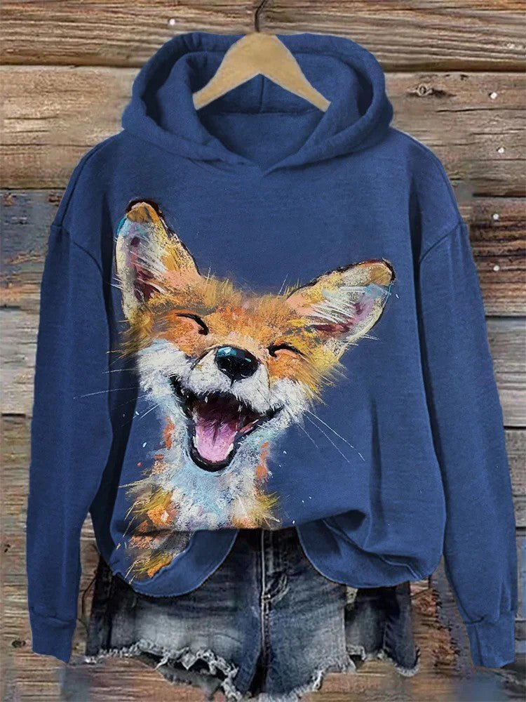 Women’s 3D Digital Print Hoodie – Casual Graphic Sweatshirt - Plush Fashion Hub