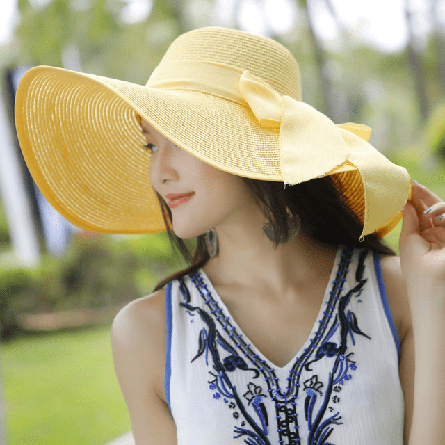 Women’s Summer Straw Hat - Plush Fashion Hub