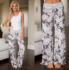Women’s Wide Leg Yoga Pants – Casual Lounge Pajama Pants - Plush Fashion Hub