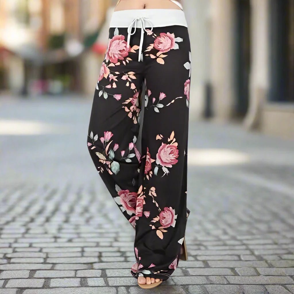 Women’s Wide Leg Yoga Pants – Casual Lounge Pajama Pants - Plush Fashion Hub